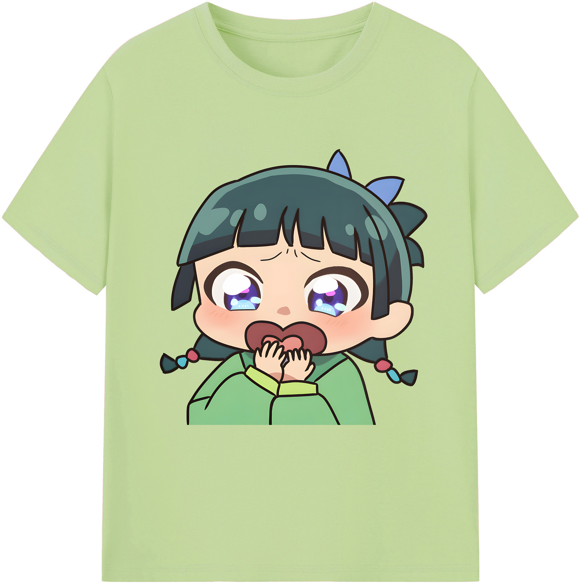 （画像用） 薬屋のひとりごと The Apothecary Diaries 綿100％半袖Tシャツ（フロントプリント）